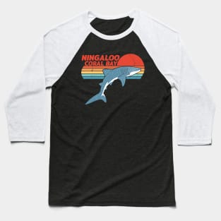 Ningaloo Coral Bay Whale Shark Baseball T-Shirt